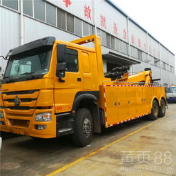 清障车操作杆图片解析 为何重汽豪沃一拖二清障车是不二之选